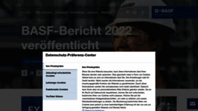 What Basf.de website looked like in 2023 (1 year ago)