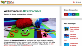 What Basteln-gestalten.de website looked like in 2023 (1 year ago)