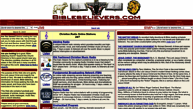 What Biblebelievers.com website looked like in 2023 (1 year ago)