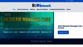 What Brinetwork.com website looked like in 2023 (1 year ago)