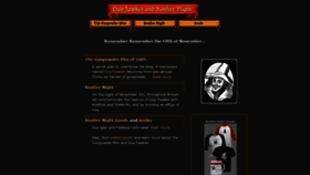 What Bonfirenight.net website looked like in 2023 (2 years ago)