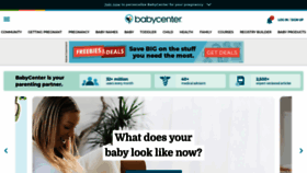 What Babycenter.com.my website looked like in 2023 (1 year ago)