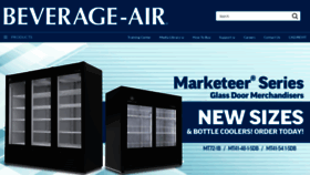 What Beverage-air.com website looked like in 2023 (1 year ago)