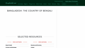 What Bangladesh.com website looked like in 2023 (1 year ago)