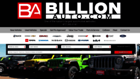 What Billionauto.com website looked like in 2023 (1 year ago)