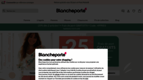 What Blancheporte.fr website looked like in 2023 (1 year ago)