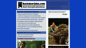 What Backdoorjobs.com website looked like in 2023 (1 year ago)