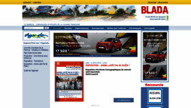 What Blada.com website looked like in 2023 (1 year ago)