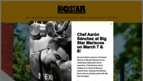 What Bigstarchicago.com website looked like in 2023 (1 year ago)