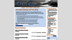 What Blogeasy.com website looked like in 2023 (1 year ago)