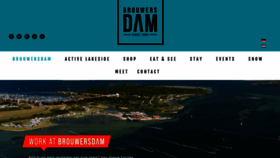 What Brouwersdam.nl website looked like in 2023 (1 year ago)