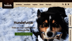 What Bosch-tiernahrung.de website looked like in 2023 (2 years ago)