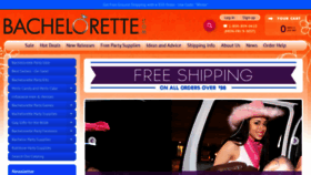 What Bachelorette.com website looked like in 2023 (1 year ago)