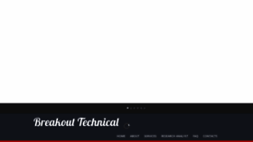 What Breakouttechnical.com website looked like in 2023 (1 year ago)
