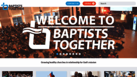 What Baptist.org.uk website looked like in 2023 (1 year ago)