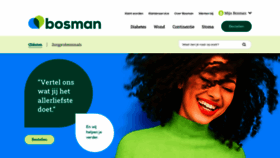 What Bosman.com website looked like in 2023 (1 year ago)