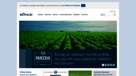 What Bunge.com.br website looked like in 2023 (1 year ago)