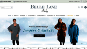 What Belleloveclothing.co.uk website looked like in 2023 (1 year ago)