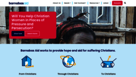 What Barnabasaid.org website looked like in 2023 (1 year ago)