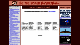 What Bethecoachbasketball.com website looked like in 2023 (1 year ago)