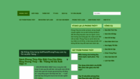 What Blogphongthuy.com website looked like in 2023 (1 year ago)