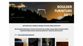 What Boulderfurniturearts.com website looked like in 2023 (1 year ago)