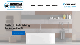 What Bathtubrefinishingjacksonvillefl.com website looked like in 2023 (1 year ago)