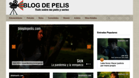 What Blogdepelis.com website looked like in 2023 (1 year ago)