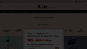 What Biuky.co.uk website looked like in 2023 (1 year ago)