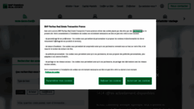 What Bnppre.fr website looked like in 2023 (2 years ago)