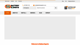 What Batteryexperts.co.za website looked like in 2023 (1 year ago)