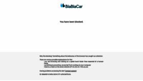 What Blablacar.com.br website looked like in 2023 (1 year ago)