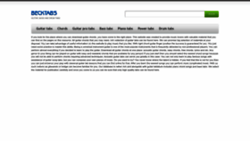 What Becktabs.net website looked like in 2023 (1 year ago)