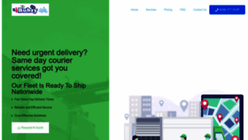 What Bubzycouriers.co.uk website looked like in 2023 (1 year ago)