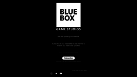 What Blueboxgamestudios.com website looked like in 2023 (1 year ago)