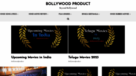 What Bollywoodproduct.in website looked like in 2023 (1 year ago)