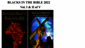 What Blacksinthebible.net website looked like in 2023 (1 year ago)
