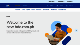 What Bdo.com.ph website looked like in 2023 (1 year ago)