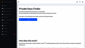 What Bitcoinkeys.net website looked like in 2023 (2 years ago)