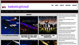 What Bebasupload.com website looked like in 2023 (1 year ago)