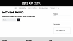 What Bisnisdigital.net website looked like in 2023 (1 year ago)