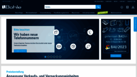 What Bohle.de website looked like in 2023 (1 year ago)