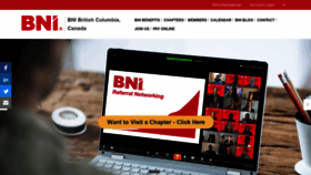 What Bnibc.ca website looked like in 2023 (1 year ago)