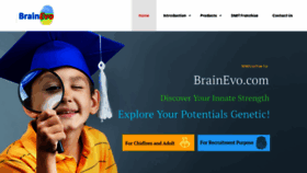What Brainevo.com website looked like in 2023 (1 year ago)