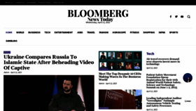 What Bloombergnewstoday.com website looked like in 2023 (1 year ago)