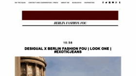 What Berlin-fashion-fou.com website looked like in 2023 (1 year ago)