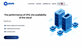 What Bluevps.com website looked like in 2023 (1 year ago)