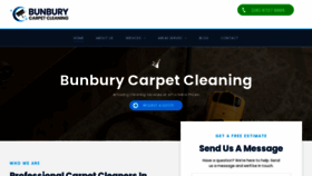What Bunburycarpetcleaning.com.au website looked like in 2023 (1 year ago)