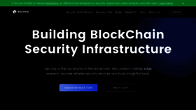 What Blocksec.com website looked like in 2023 (1 year ago)