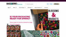 What Bagsandbows.com website looked like in 2023 (1 year ago)